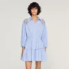 Mini striped cotton dress Mini striped cotton dress
