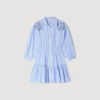 Mini striped cotton dress Mini striped cotton dress