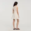 Mini trimmed linen dress Mini trimmed linen dress