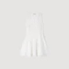 Mini trimmed linen dress Mini trimmed linen dress