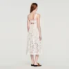 Openwork floral cotton midi dress Openwork floral cotton midi dress