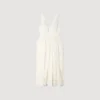 Openwork floral cotton midi dress Openwork floral cotton midi dress