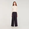 Padded round neck cropped cardigan Padded round neck cropped cardigan