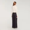 Padded round neck cropped cardigan Padded round neck cropped cardigan