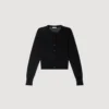 Padded round neck cropped cardigan Padded round neck cropped cardigan