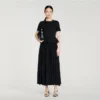 Peplum knit maxi dress Peplum knit maxi dress