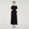 Peplum knit maxi dress Peplum knit maxi dress