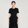 Peplum knit maxi dress Peplum knit maxi dress