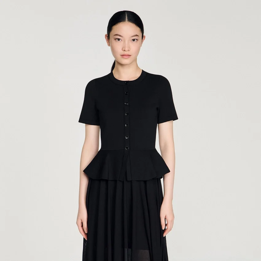 Peplum knit maxi dress Peplum knit maxi dress