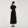 Peplum knit maxi dress Peplum knit maxi dress