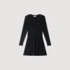 Pleated knit mini dress Pleated knit mini dress