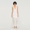 Pointelle knit maxi dress Pointelle knit maxi dress