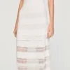 Pointelle knit maxi dress Pointelle knit maxi dress