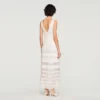 Pointelle knit maxi dress Pointelle knit maxi dress