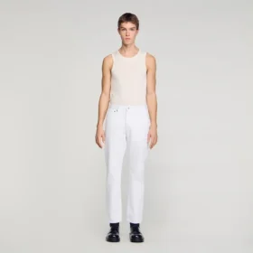 Regular raw jeans