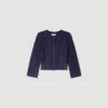 Rhinestone knit cropped cardigan Rhinestone knit cropped cardigan