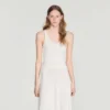 Rhinestone knit maxi dress