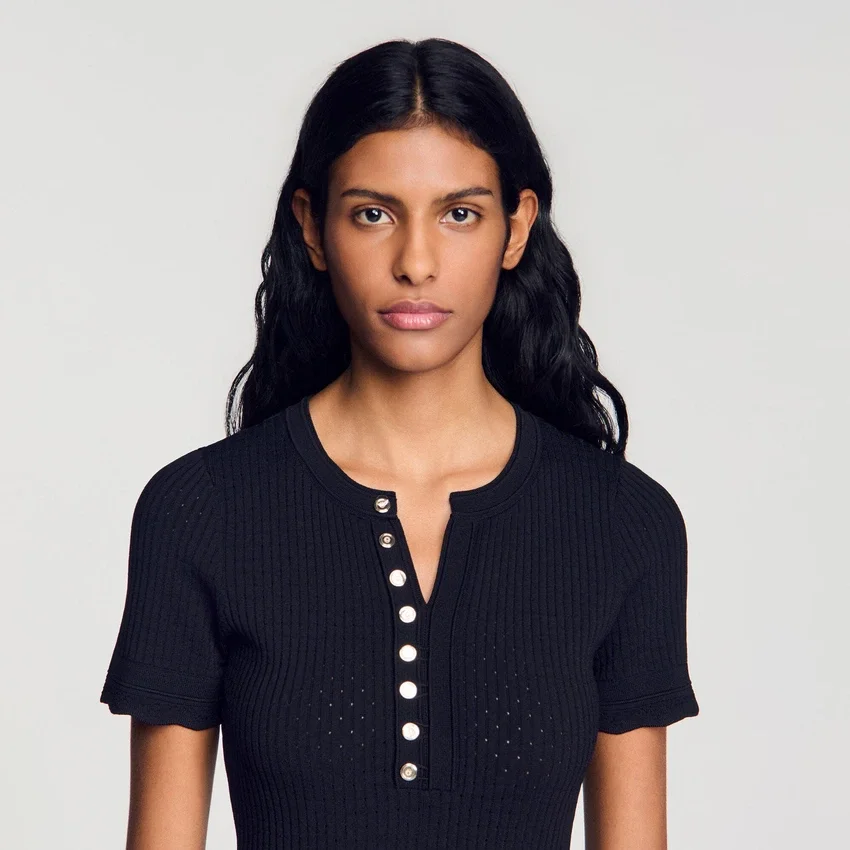 Ribbed knit midi dress Ribbed knit midi dress