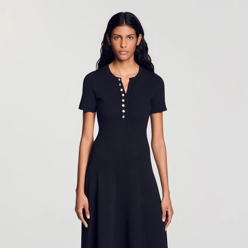 Ribbed knit midi dress Ribbed knit midi dress