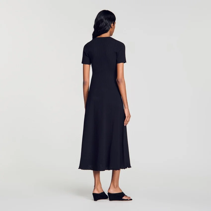 Ribbed knit midi dress Ribbed knit midi dress