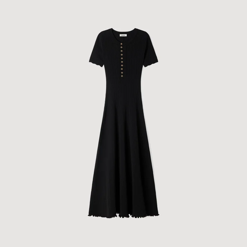 Ribbed knit midi dress Ribbed knit midi dress