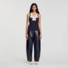 Ribbed vest top with lace Ribbed vest top with lace