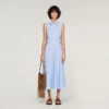 Striped cotton midi dress Striped cotton midi dress