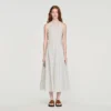 Striped cotton midi dress Striped cotton midi dress