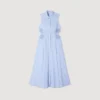 Striped cotton midi dress Striped cotton midi dress