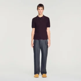 Terry knit polo shirt Terry knit polo shirt