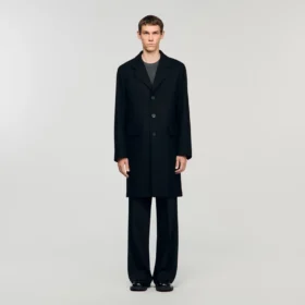 Wool and cashmere coat
