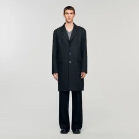 Wool broadcloth coat