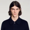 Wool jacket with regular collar Wool jacket with regular collar