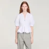 Zipped peplum shirt Zipped peplum shirt